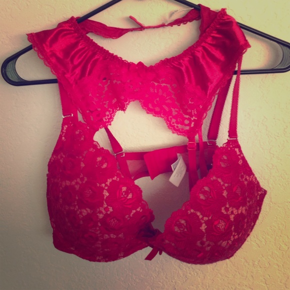 Victoria's Secret bra and garter belt bundle