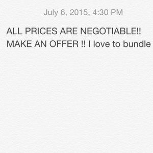 Make an offer! Ask for a bundle!