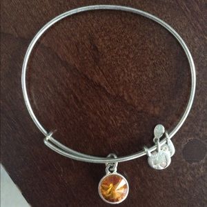 Alex and ani Orange stone bangle