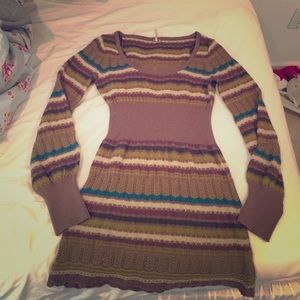 Cute free people sweater dress!