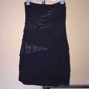 Black cocktail dress