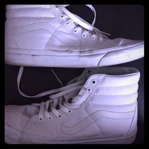 White high top vans