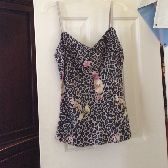 Express Cheetah Print Tank Top