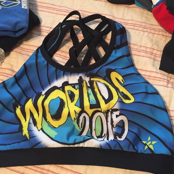 REBEL Worlds 2015 sports bra