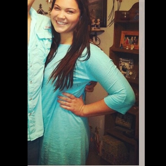 Lilly Pulitzer Light Blue Cotton Shirt Dress