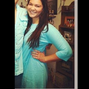 Lilly Pulitzer Light Blue Cotton Shirt Dress