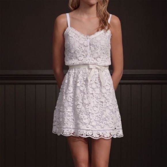 hollister beautiful white lace dress from marion s hollister beautiful white lace dress from marion s