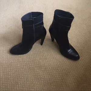 Designer heeled boots