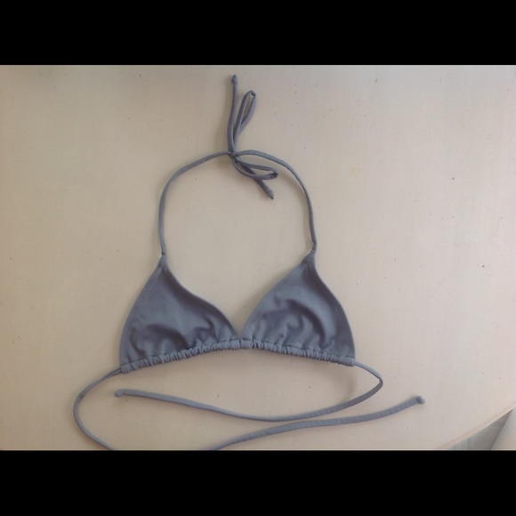 SOLD !! Coulbourne Gray bikini Top Large - Picture 2 of 3