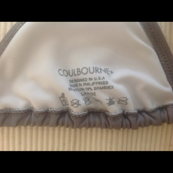 SOLD !! Coulbourne Gray bikini Top Large - Picture 3 of 3