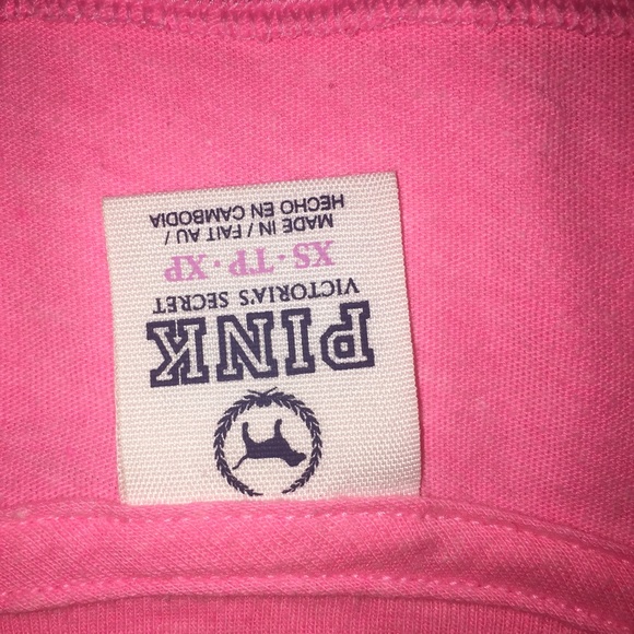 NWOT Victorias Secret Pink Varsity V-Neck