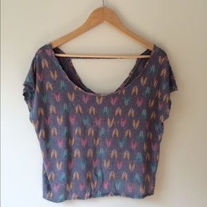 Open Back Aerie Blouse