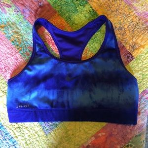 Nike Indigo TieDye Sports Bra
