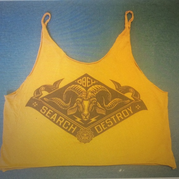 Obey crop top