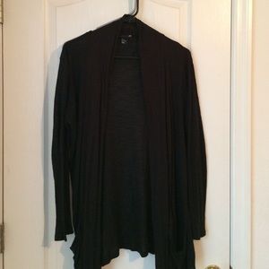 Basic black cardigan