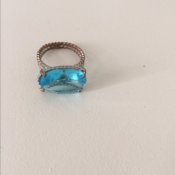 Blue gem ring - Picture 2 of 2