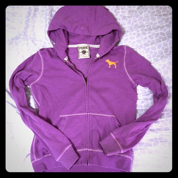 Purple Victoria's Secret hoodie