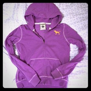 Purple Victoria's Secret hoodie