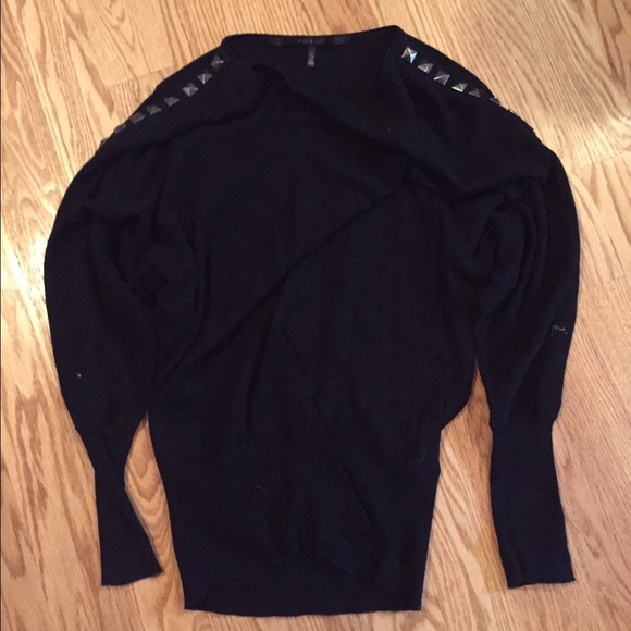 Black sweater with studs
