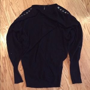 Black sweater with studs