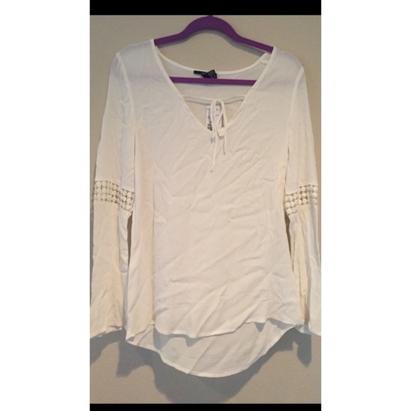 Cream boho top