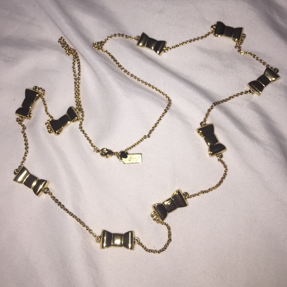 Kate spade take a bow gold necklace - Picture 2 of 2