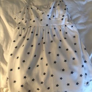star bustier tank