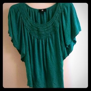 Super Cute Turquoise Crop