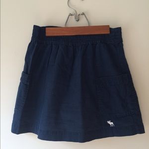 Navy Blue Abercrombie and Fitch Skirt
