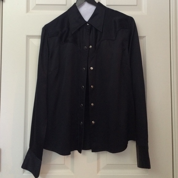 Lucky Brand Button Up Cowboy Style Top - Picture 1 of 4