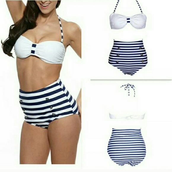 High waisted swimsuit - Picture 1 of 1