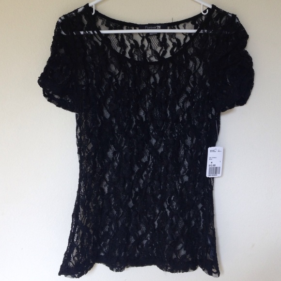 Black Lace Top