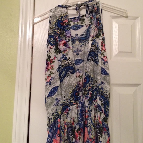 Blue patterned romper - Picture 4 of 4