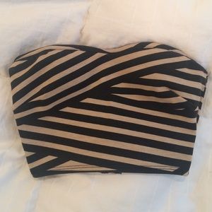 Tube top Cropped Bustier