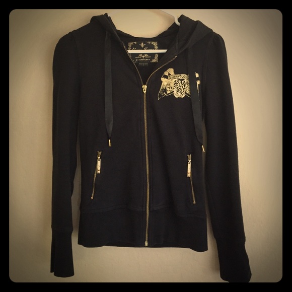 guess zip up hoodie