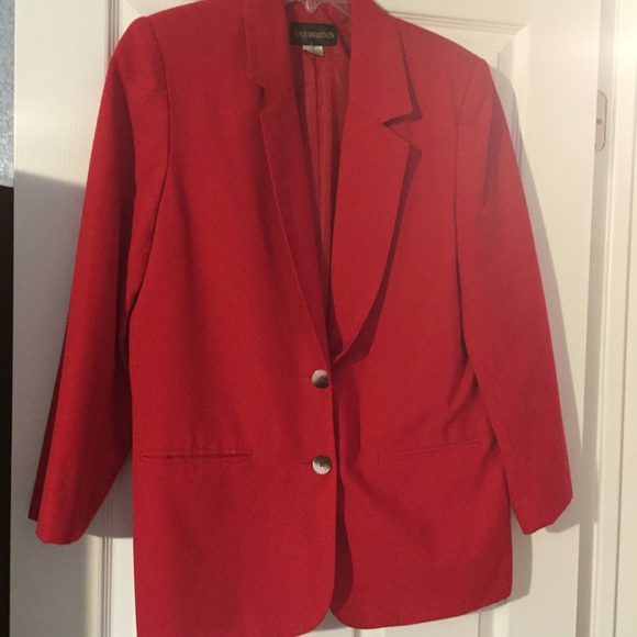 Red blazer