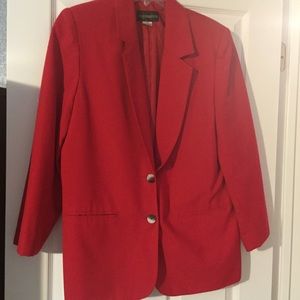 Red blazer