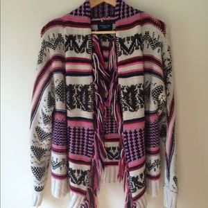 Southwestern Print Knit Cardigan
