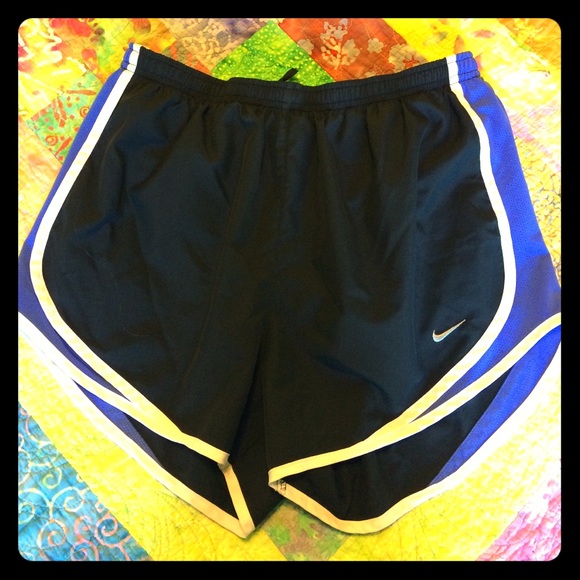 Nike Black & Blue Running Shorts