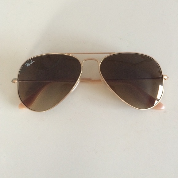 Brand new with tags brown gradient rayban aviators