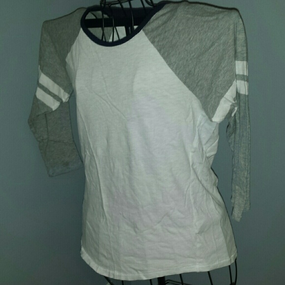 J crew baseball 3/4 sleeve tshirt