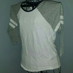 J crew baseball 3/4 sleeve tshirt