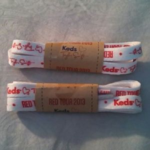 Keds Taylor Swift Red Tour 2013 shoelaces