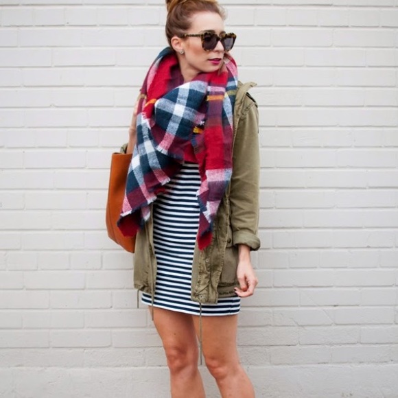 J Crew | Blue & White Stripe Dress | XS