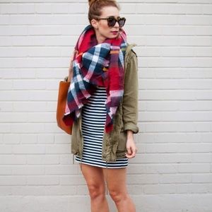 J Crew | Blue & White Stripe Dress | XS