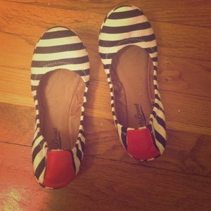 Lucky Brand nautical ballet flats