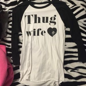 Thug wife tee