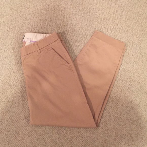 J. Crew Pants - J Crew Tan Crop Pants