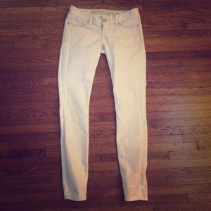 Express Stunning White Jean Legging