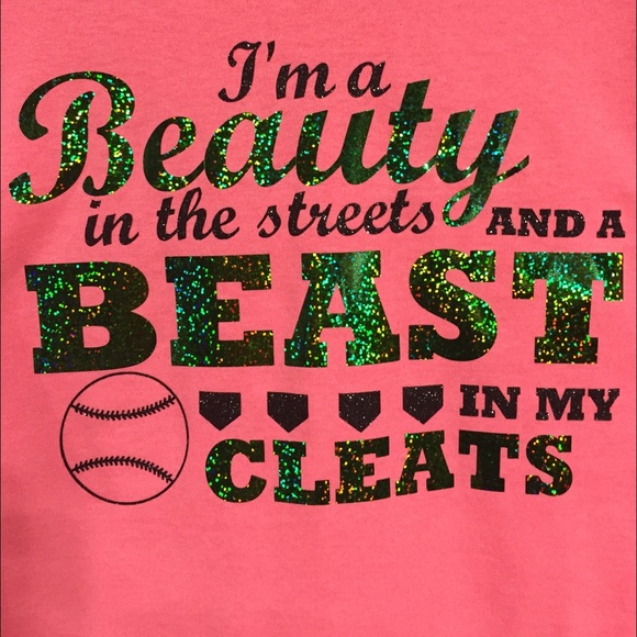 Custom made softball shirt